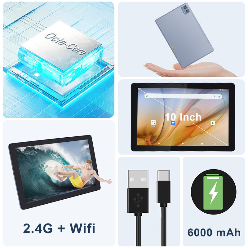 C Idea Tablet edukacyjny dla uczniów Android 12 Tablet 10 Inch Z Google Play 64GB ROM 3GB RAM 128GB