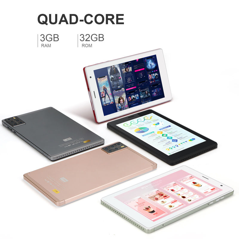 C idea 7 Inch Tablet PC 1024x600 IPS Display Ekran dotykowy 3GB ROM+32GB RAM Procesor Quad Core Odpowiadający CM520