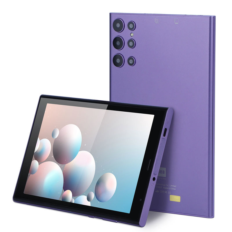 C Idea Przenośny 8-calowy tablet PC z obudową 5000mAh Żywotność baterii Podwójna kamera 5MP + 8MP Kartka SIM Slot Purple