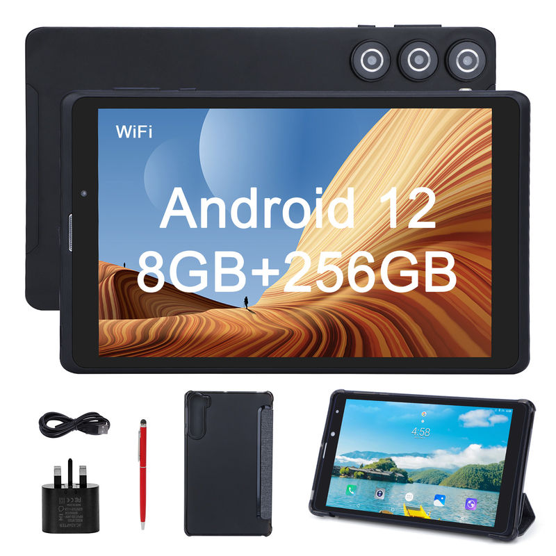 C idea Dorośli Czarny Android 8 Inch Tablet PC CM835 MTK Chip 256GB Duża pamięć masowa Wsparcie GPS
