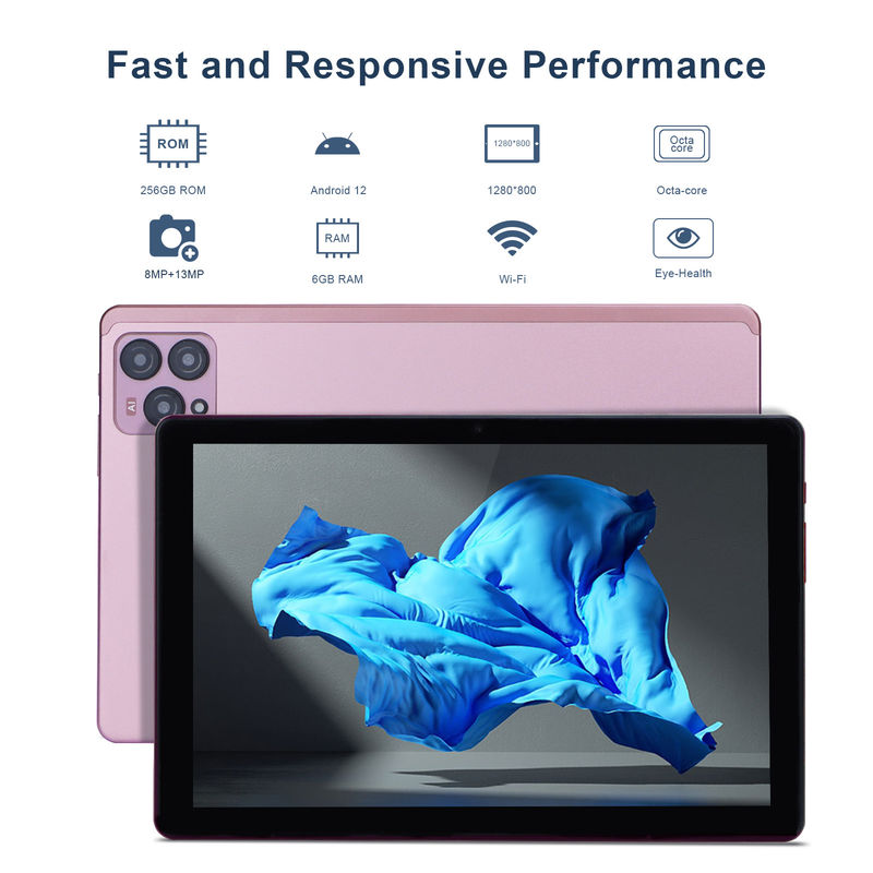 C Idea 10 cali Android 12 Tablet 8GB RAM 256GB ROM Model CM8000PLUS Pink
