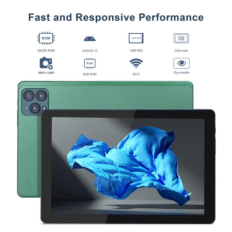 C Idea 10 cali Android 12 Tablet 8GB RAM 256GB ROM Model CM8000PLUS Zielony