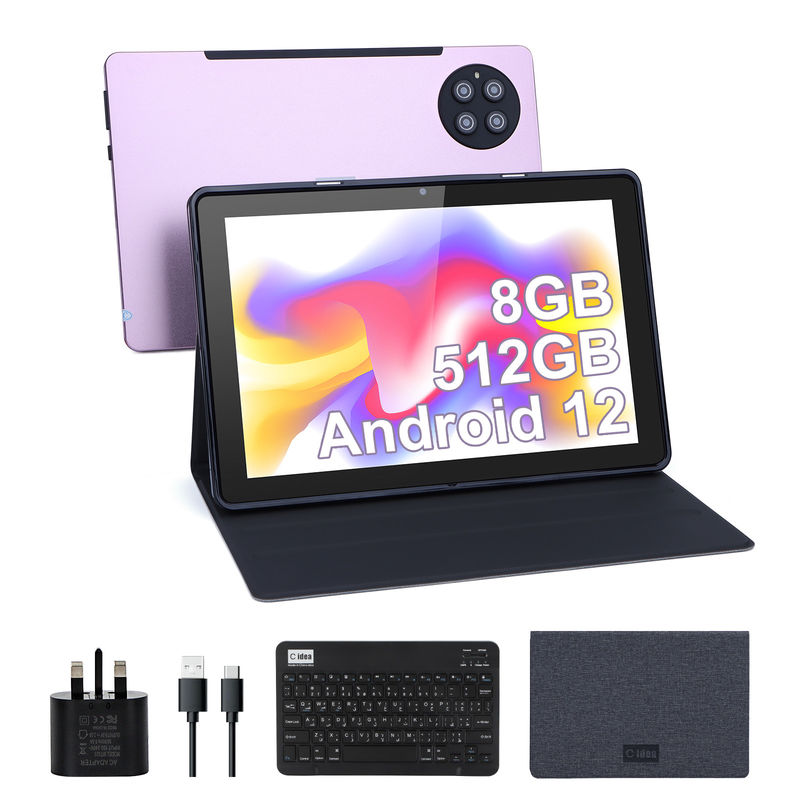 C Idea 9,7 cala Android 12 Tablet 8 GB RAM 512 GB ROM Model CM7800 Pink