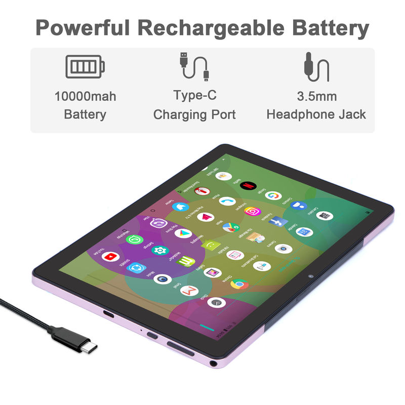 C Idea 9,7 cala Android 12 Tablet 8 GB RAM 512 GB ROM Model CM7800 Pink