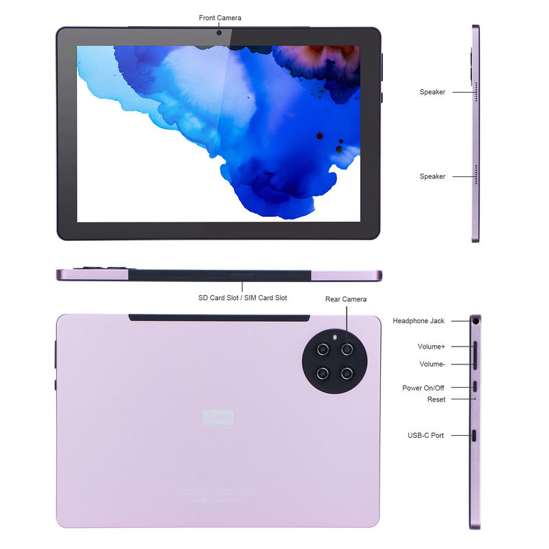 C Idea 9,7 cala Android 12 Tablet 8 GB RAM 512 GB ROM Model CM7800 Pink