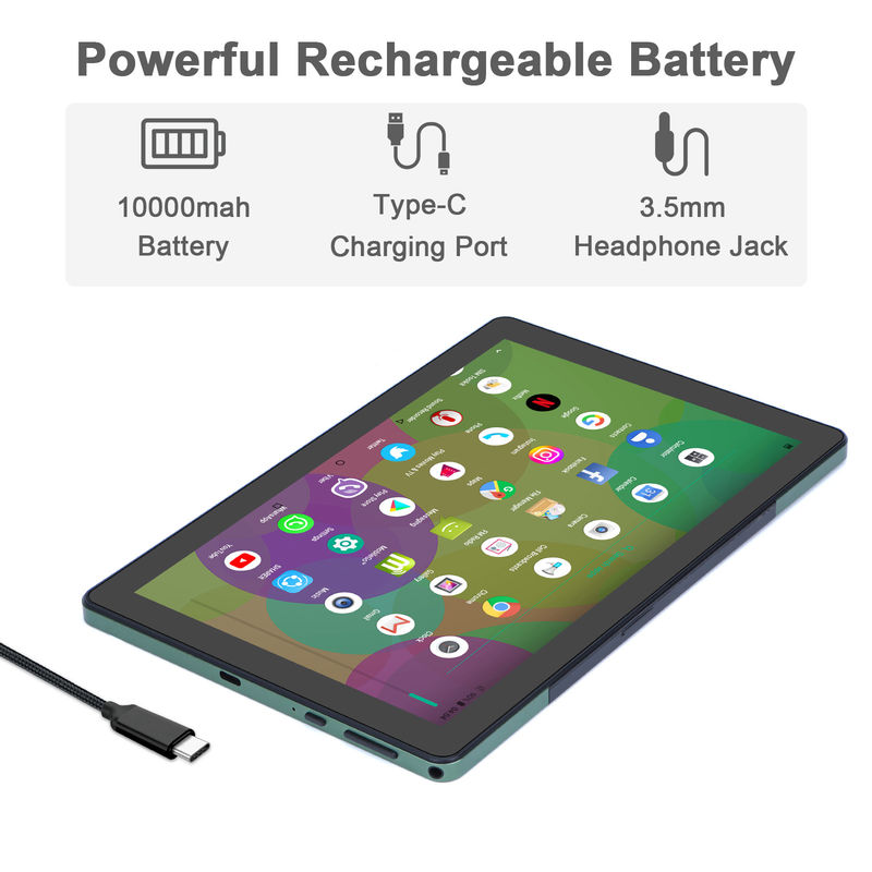 C Idea 9,7 cala Android 12 Tablet 8 GB RAM 512 GB ROM Model CM7800 Zielony