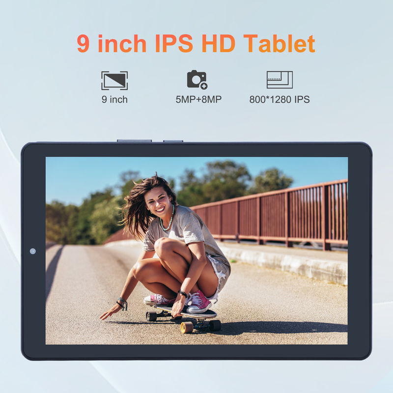 C idea 9 cali Android 12 Tablet 8GB RAM 512GB ROM 5MP + 8MP Dual Camera WIFI Tablet z SIM CM915 (szary)