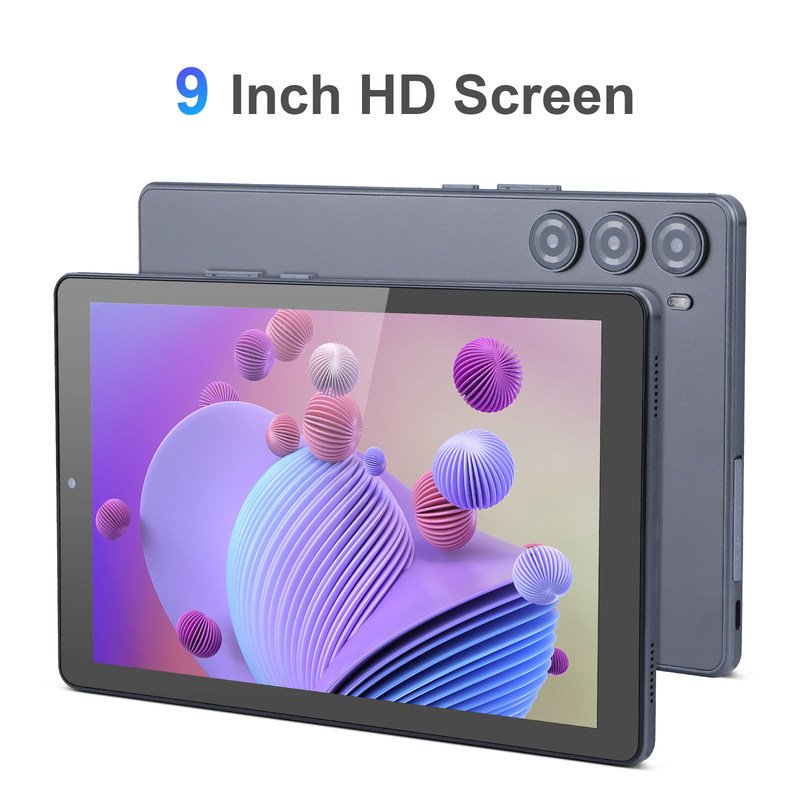 C idea 9 Inch Tablet PC WIFI 2.4G/5G 800x1280 IPS Screen Android Tablet Telefon wsparcie połączenia z podwójnym aparatem ((Szary)