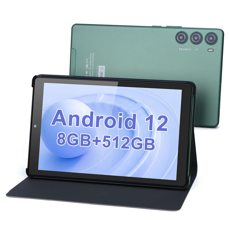 C idea 9 Inch Tablet PC WIFI 2.4G/5G 800x1280 IPS Screen Android Tablet Telefon wsparcie połączenia z podwójnym aparatem ((Zielona)
