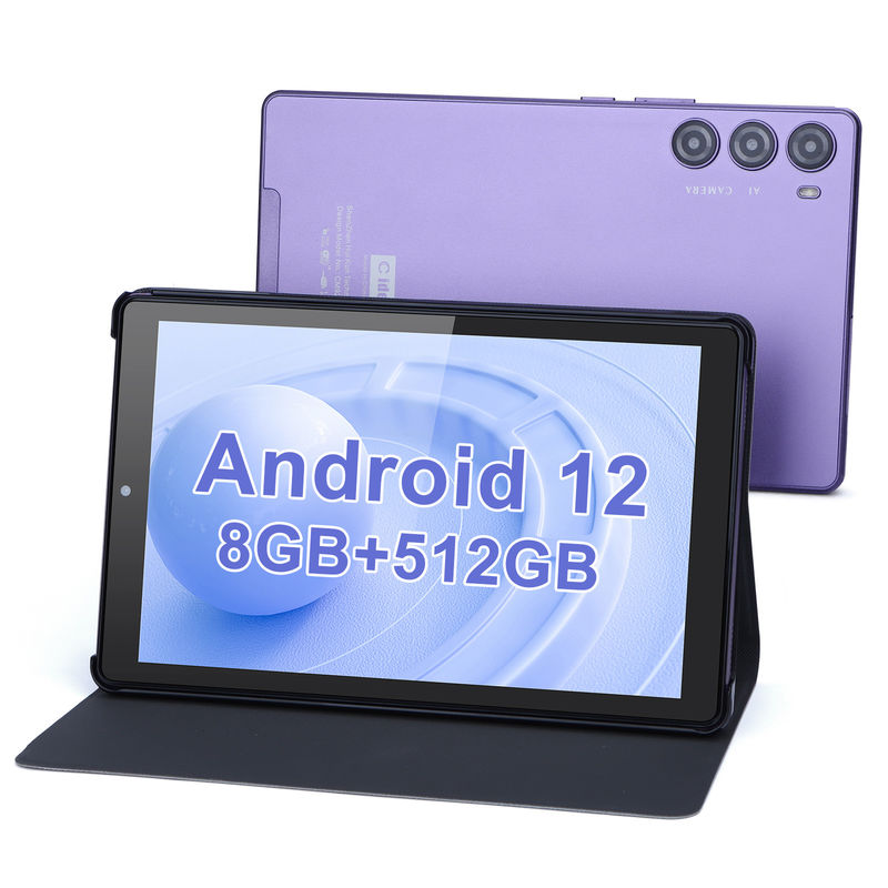 C idea 9 Inch Tablet PC WIFI 2.4G/5G 800x1280 IPS Screen Android Tablet Telefon wsparcie połączenia z podwójnym aparatem ((Purple)