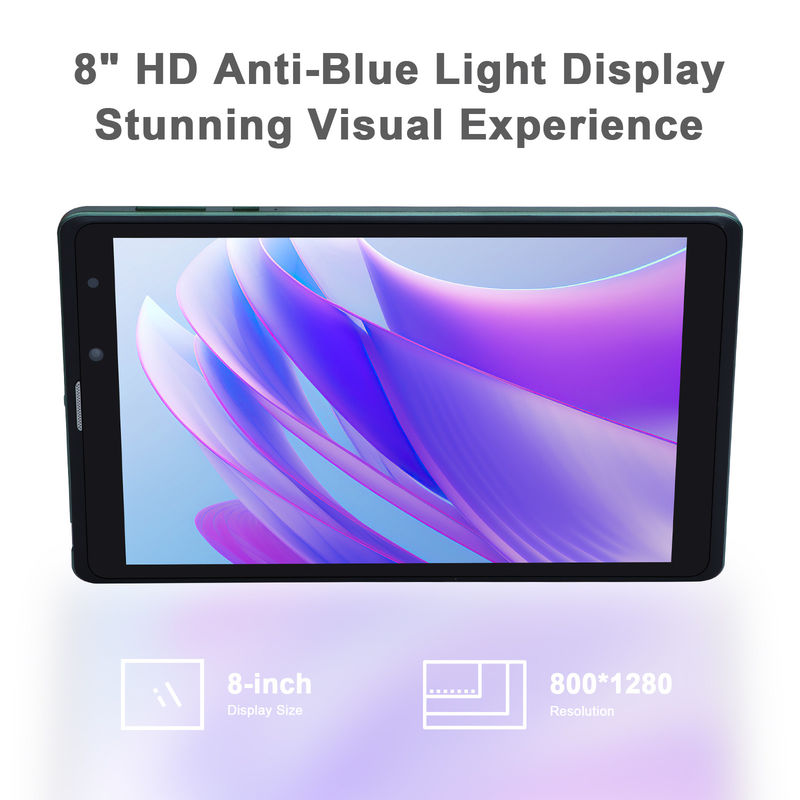 C idea 8 cali Tablet Android Producent z Androidem 12 Quad Core 8GB+512GB Przechowywanie IPS HD Display CM835 ((zielony)