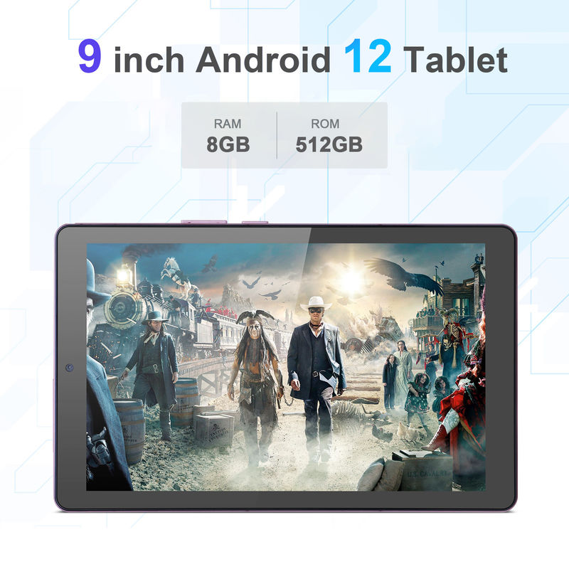C idea 9 Inch Tablet PC WIFI 2.4G/5G 800x1280 IPS Screen Android Tablet Telefon Wsparcie połączeń z podwójnym aparatem ((Różowy)