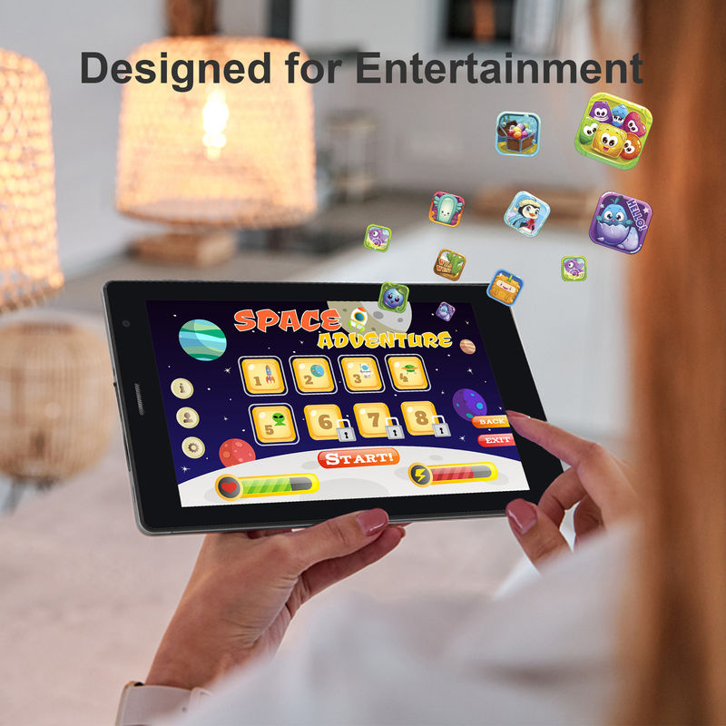 C idea Przenośny i wygodny w użyciu 7 cali tablet z ekranem dotykowym z wysoką rozdzielczością CM520 (czerwony)