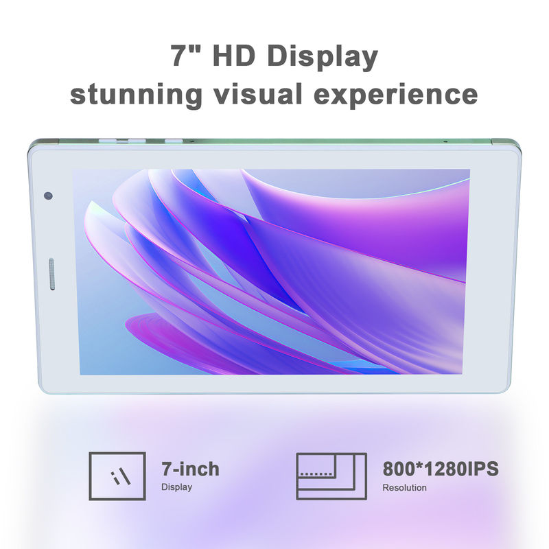 C idea 7 cali Android Smart Tablety 8+512GB Quad Core WiFi Tablety HD Ekran dotykowy CM513 ((zielony)