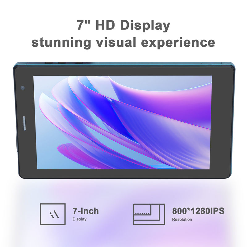 C idea 7 cali Android Smart Tablety 8+512GB Quad Core WiFi Tablet HD Touch Screen CM513 ((Błękitny)