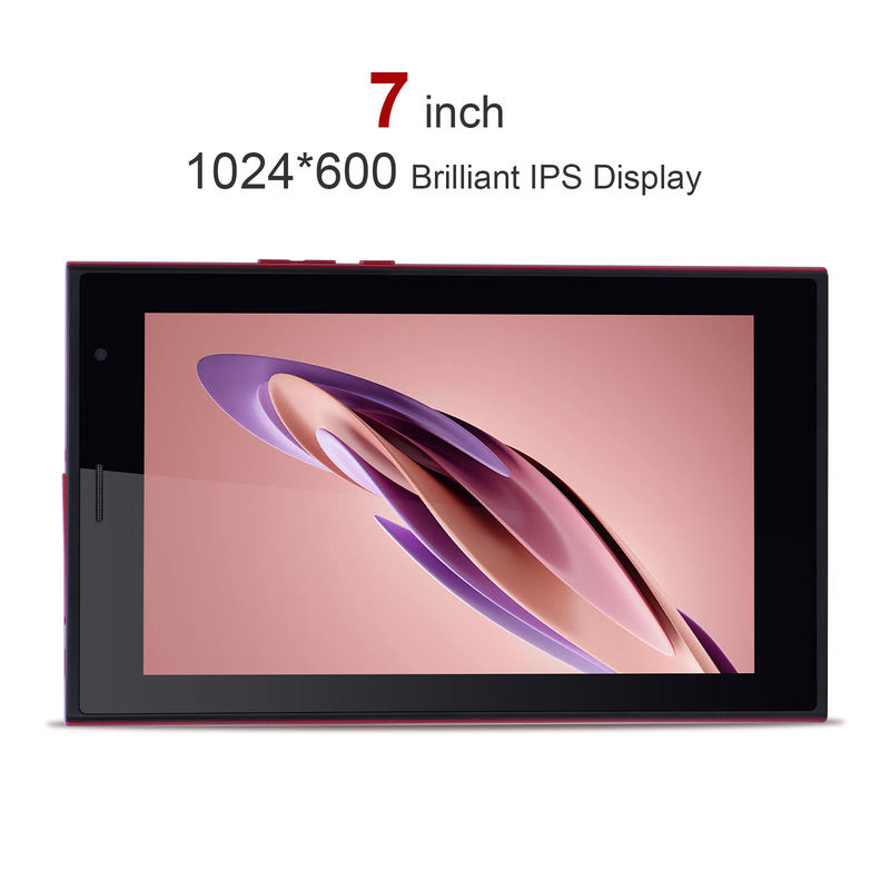 C idea Android 7 Inch Tablet PC z 6 RAM+128 ROM Storage 6000mAh Żywotność baterii dla dzieci i dorosłych CM522 Red