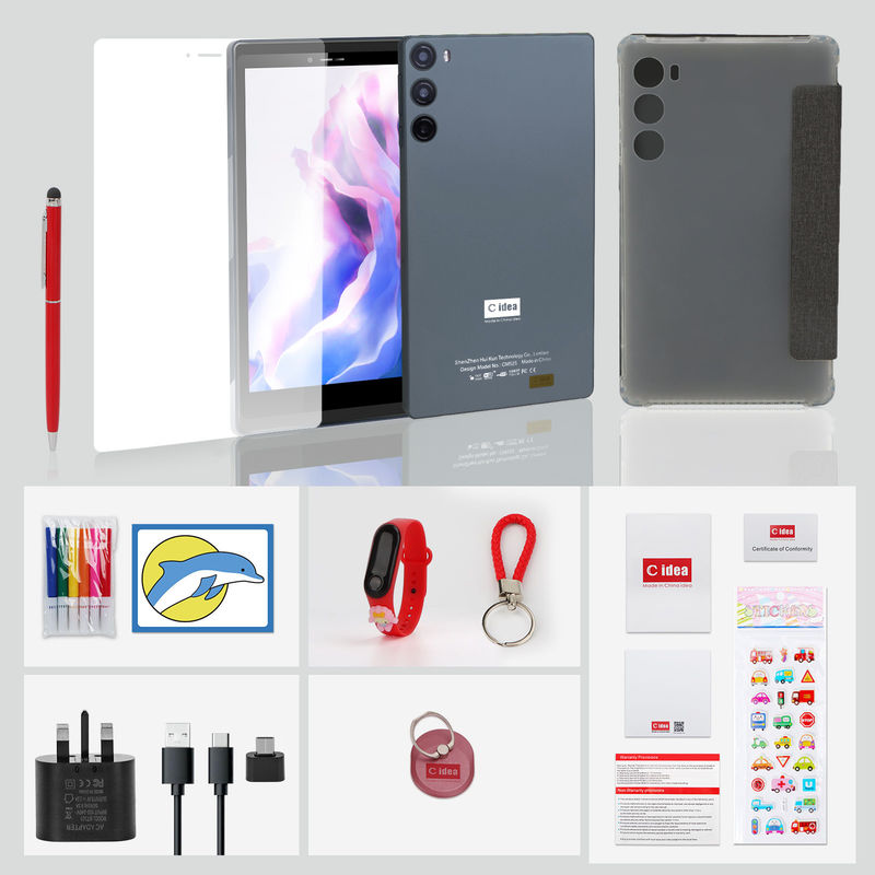 C Idea School Tablet 512 GB Android 12 Z SIM Smart Tablet PC CM525 Szary