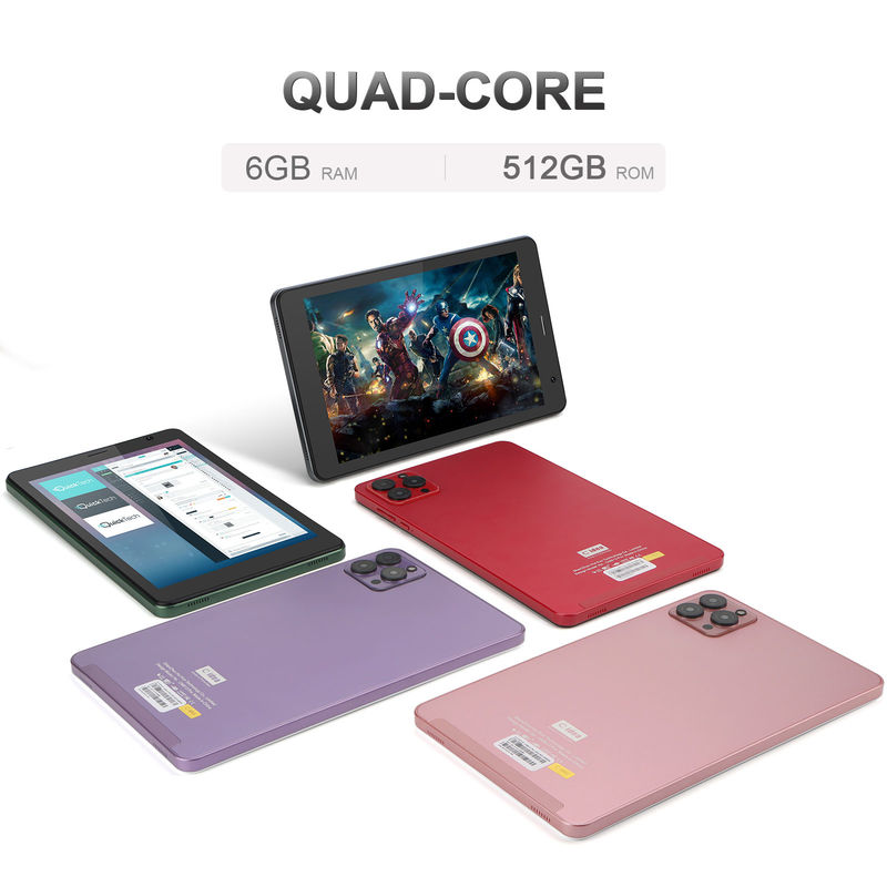 C idea 1280x800 IPS 8 cali Tablet Android HD Ekran dotykowy GPS Wi-Fi Podwójna kamera 8000mAh Akumulator CM813-Czerwony