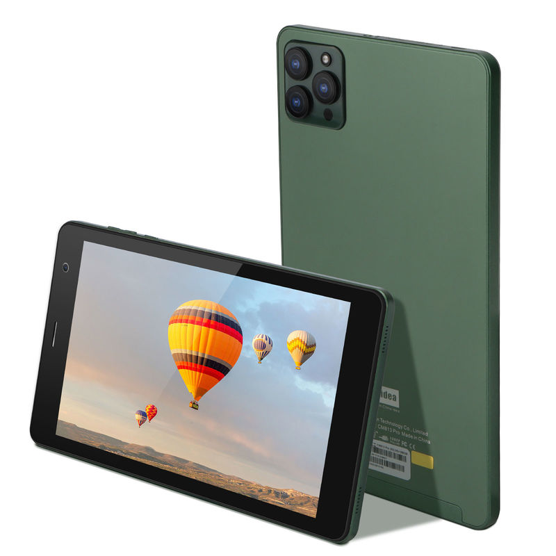 C idea 8 Inch Android Tablet PC Z Androidem 12 OS Quad Core CPU 6GB RAM 512GB Przechowywanie IPS HD Display CM813-Green
