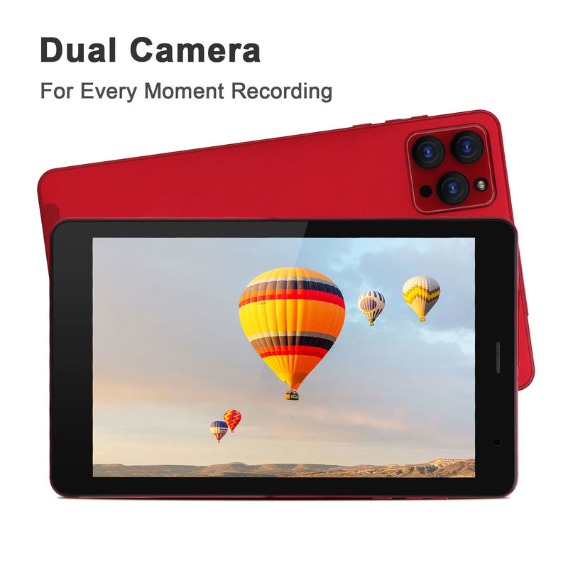 C idea 1280x800 IPS 8 cali Tablet Android HD Ekran dotykowy GPS Wi-Fi Podwójna kamera 8000mAh Akumulator CM813-Czerwony