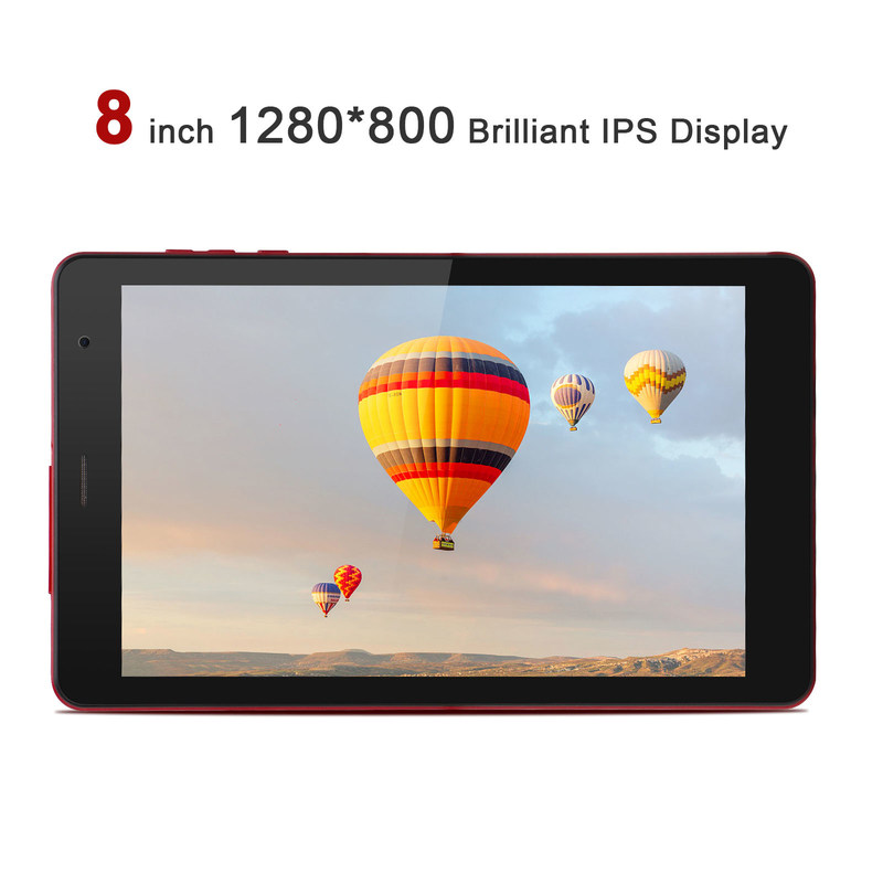C Idea Android 12 C Idea 8 Smart Tablet PC z obudową 512GB ROM WiFi 1280x800 rozdzielczość HD ekran dotykowy CM813-Różowy