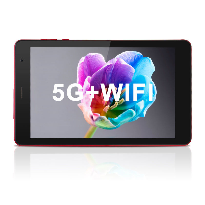 C idea Android 8 Inch Tablet PC Android 12 Tablet 512GB Tablety pamięci masowej PC Quad Core Processor CM813 czerwony