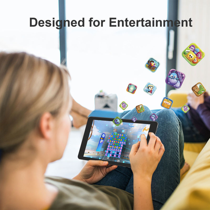 C idea Android 8 Inch Tablet PC Android 12 Tablet 512GB Tablety pamięci masowej PC Quad Core Processor CM813 czerwony