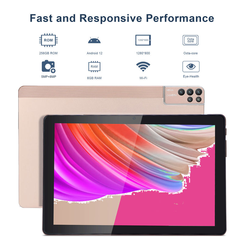 C Idea 10 Inch Tablet PC Android 12 Tablet 6GB RAM 256GB ROM 6000mAh Bateria IPS HD Ekran dotykowy CM7000PLUS