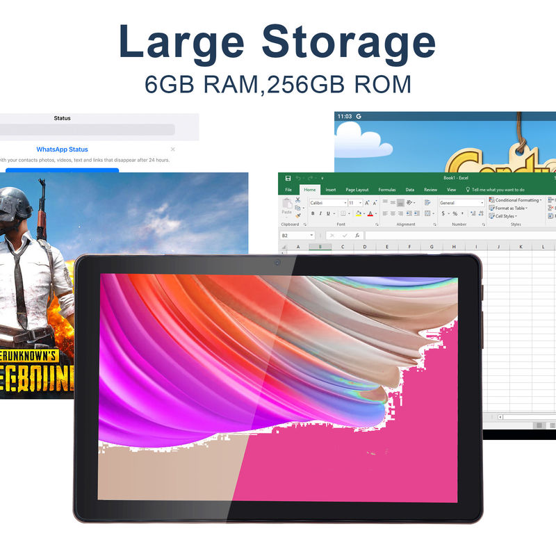 C Idea 10 Inch Tablet PC Android 12 Tablet 6GB RAM 256GB ROM 6000mAh Bateria IPS HD Ekran dotykowy CM7000PLUS
