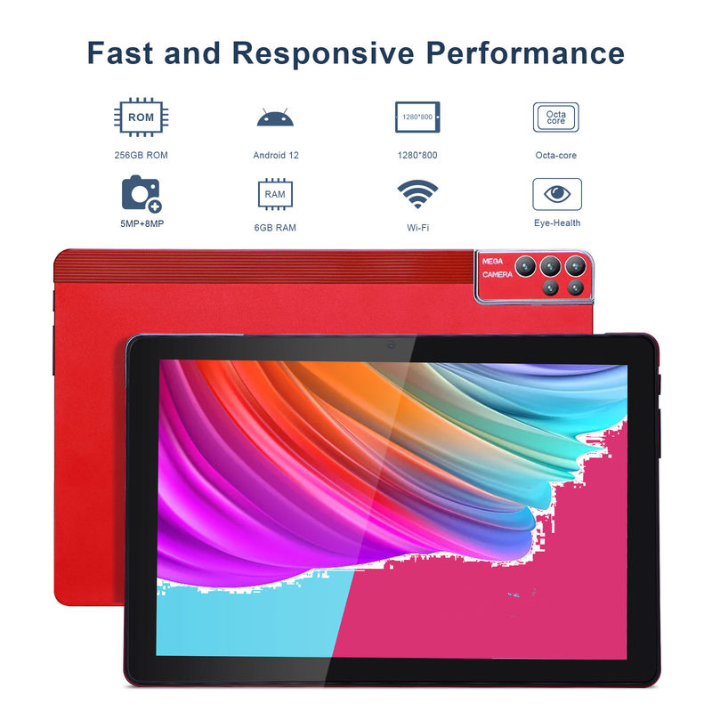 C Idea 10 Inch Tablet PC Android 12 Tablet 6GB RAM 256GB ROM 6000mAh Bateria IPS HD Ekran dotykowy CM7000PLUS