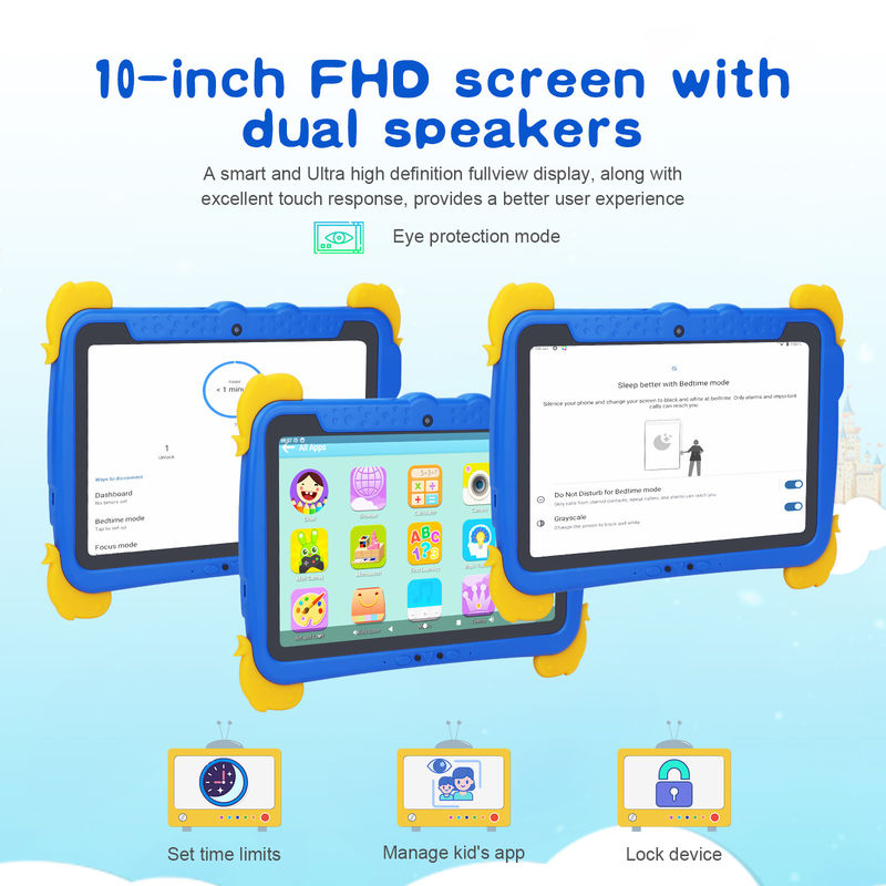 C idea Kids Tablet PC 10.1 Inch 800*1280 HD IPS Screen Z wstępnie zainstalowanym iwawa Dual WiFi i Dual Kamery P1150