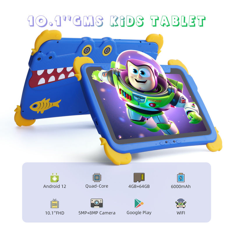 C idea Kids Tab 10,1 cala Android 12 Tablet dla dzieci 4GB RAM 64GB ROM Ochrona oczu ekran dotykowy P1150