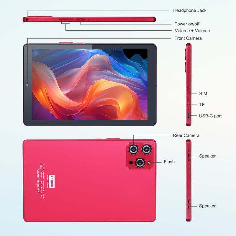 C idea 9 Inch Tablet PC Android Z Kartą SIM 1024x600 IPS Ekran Wyświetlacz Wi-Fi GPS dla nastolatków Student CM915