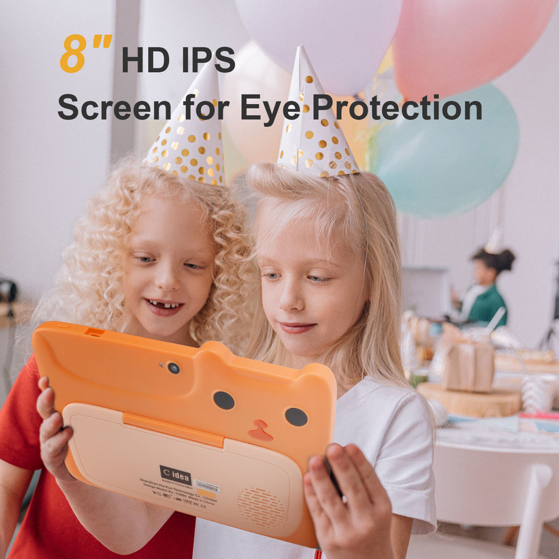 C idea 7 Inch Tablet Kidspad Z 4GB RAM + 64GB ROM HD IPS Bezpieczeństwo Ochrona oczu dla dziecka CM80 Orange