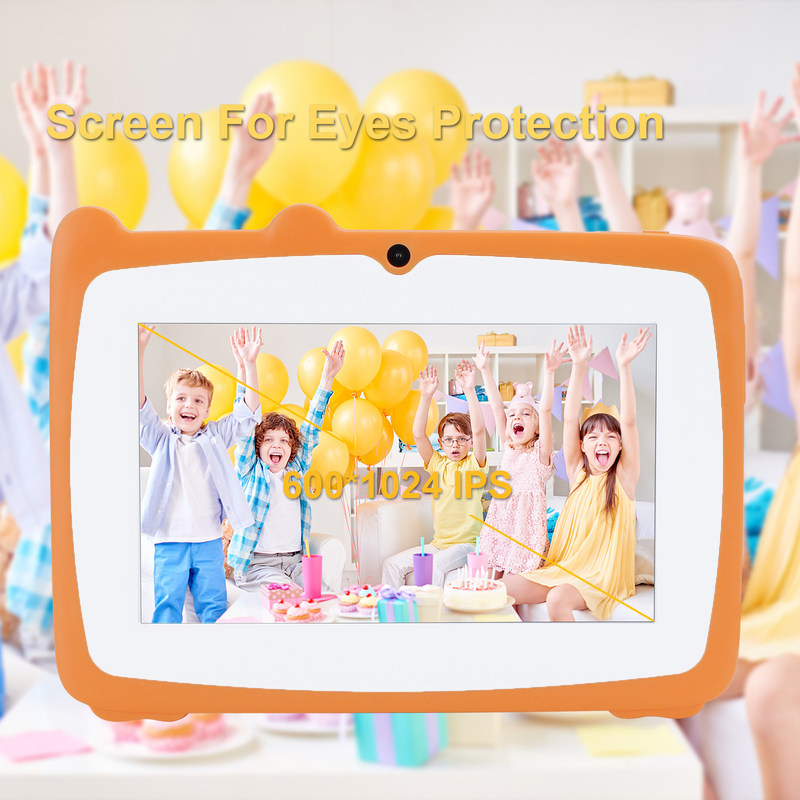 C idea 7 Inch Tablet Kidspad Z 4GB RAM + 64GB ROM HD IPS Bezpieczeństwo Ochrona oczu dla dziecka CM80 Orange