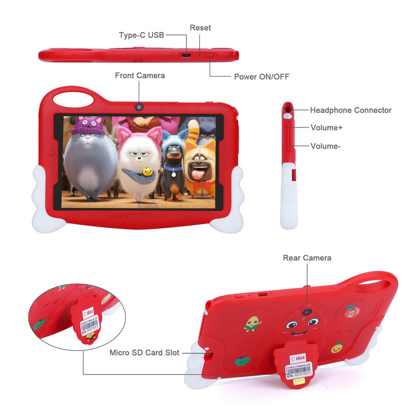 C Idea 7 Inch Android 13 Tablet With Kids App Tablet edukacyjny dla studentów CM90