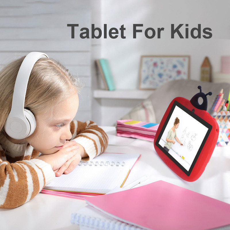 C idea Kids Android 7-calowy tablet z ekranem dotykowym 6 + 128 GB pamięci Bezpłatna obudowa WIFI Podwójny aparat CM75