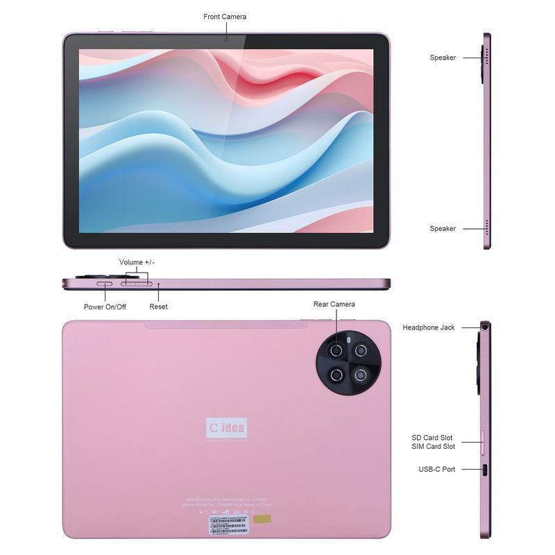 C idea 10,1 cala Android WiFi Touch Screen Tablet PC z klawiaturą 5G LET CM8800plus