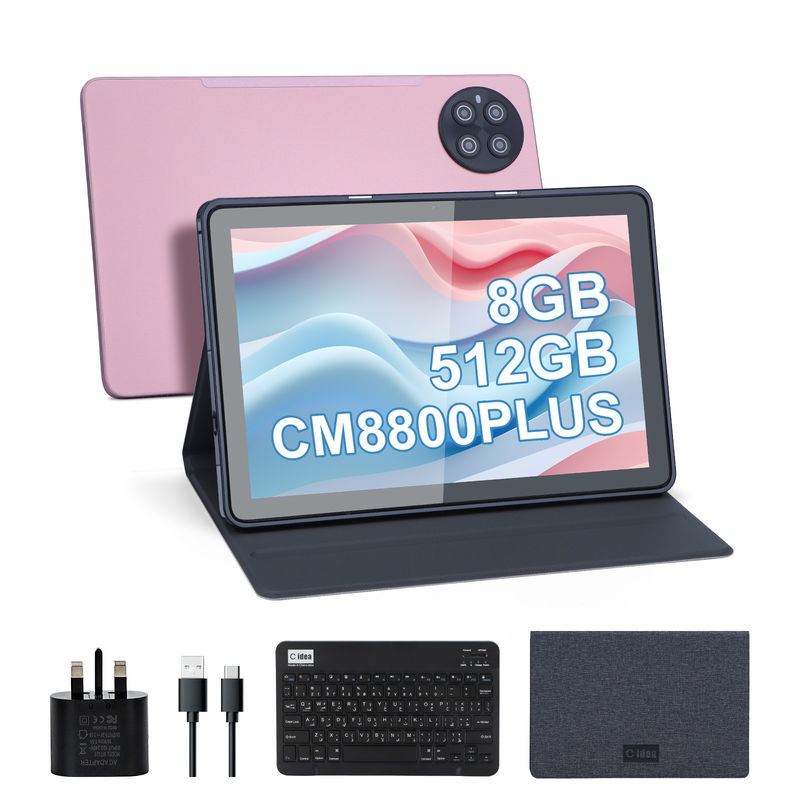 C idea 10,1 cala Android WiFi Touch Screen Tablet PC z klawiaturą 5G LET CM8800plus
