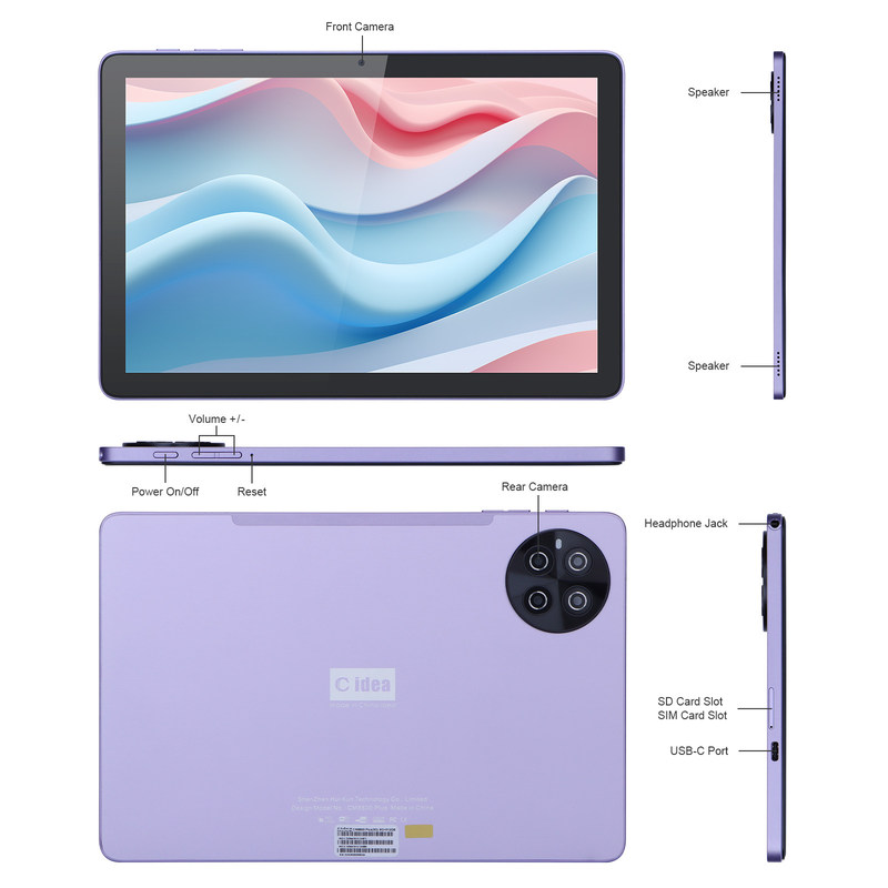 C idea 8GB RAM 512GB ROM Smart Tablet PC z klawiaturą i myszą CM8800plus