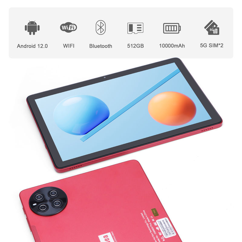 C idea Kids Tablet z 8GB RAM 512GB ROM Android Tablet PC z klawiaturą CM8800plus