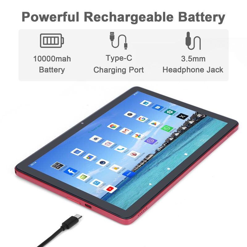 C idea Kids Tablet z 8GB RAM 512GB ROM Android Tablet PC z klawiaturą CM8800plus