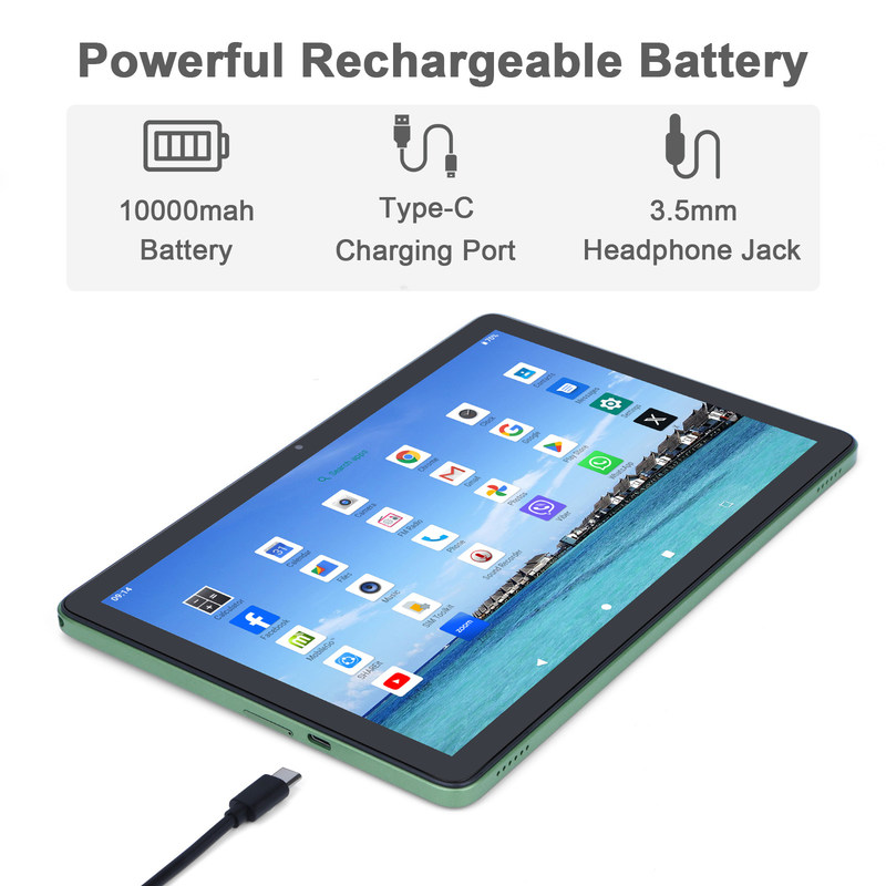 C idea 10,1 cala Tablet edukacyjny dla uczniów z myszką klawiatury 2 SIM CM8800plus