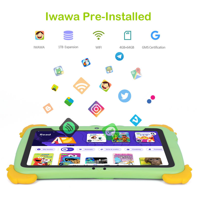 C idea 10,1 cala Tablet dla dzieci z obudową ochroną oczu IPS HD ekran do edukacji uczenia się P1100
