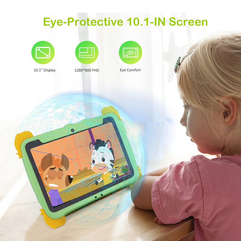 C idea 10,1 cala Tablet dla dzieci z obudową ochroną oczu IPS HD ekran do edukacji uczenia się P1100
