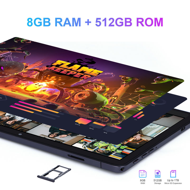 C idea Android Tablet 10,1 cala Dual Camera 8GB RAM 512GB WIFI 5G Tablet z myszą klawiaturą Wsparcie SIM dla szkoły