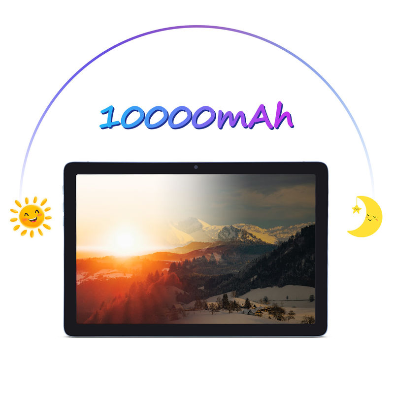 C idea 10.1 Inch Smart Tablet 10000mAh Bateria 8GB + 512GB z klawiaturą Bluetooth i wsparciem SIM dla edukacji i uczenia się