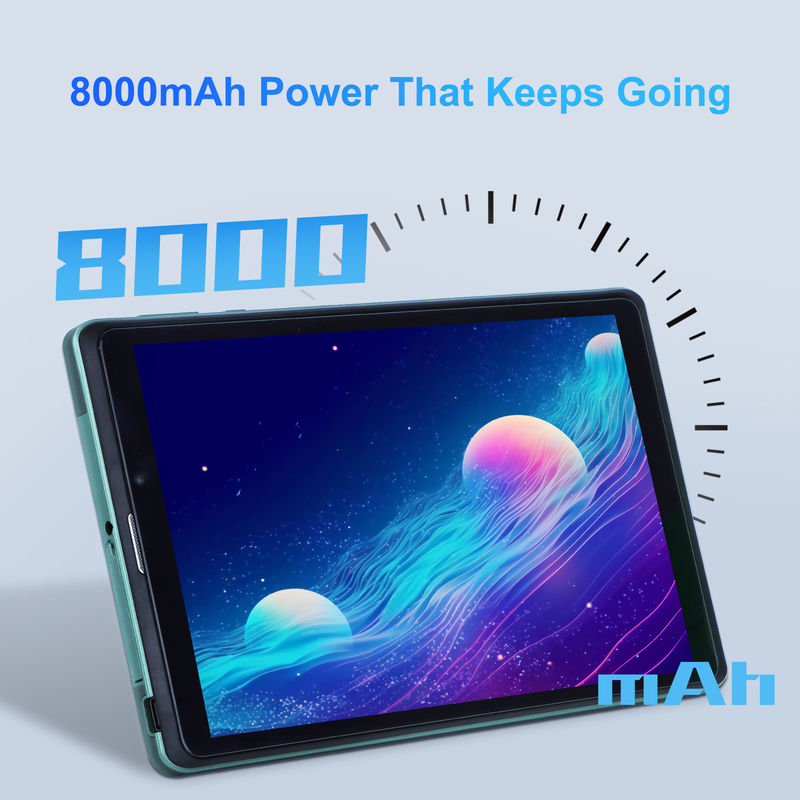C idea 8 Inch Android Tablet PC Z Androidem 12 OS Quad Core CPU 8GB RAM 512GB Przechowywanie IPS HD Display CM818-Green
