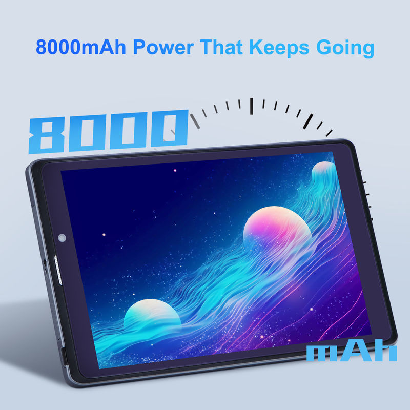C idea Android Tablet PC Dual Camera 8 Inch 1280x800 IPS HD Display Tablety Android 12 dla studentów CM818-Grey