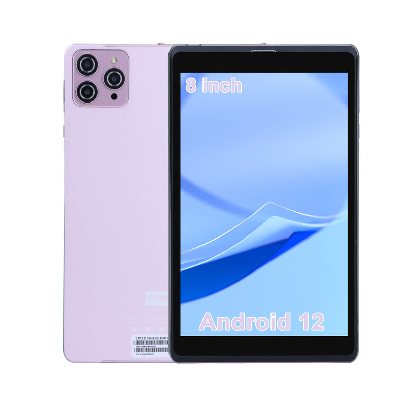 C idea 8 cali Android 12 Tablet 8000mAh Bateria 5+8MP Kamera 8GB RAM 512GB ROM dla edukacji uczenia się CM818-różowy
